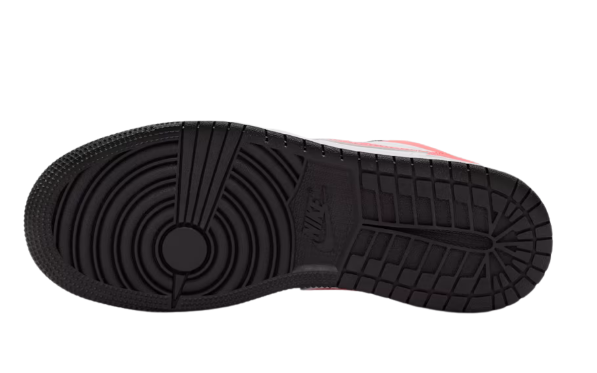 Air Jordan 1 Low GS (Black/Pink Gaze-White)