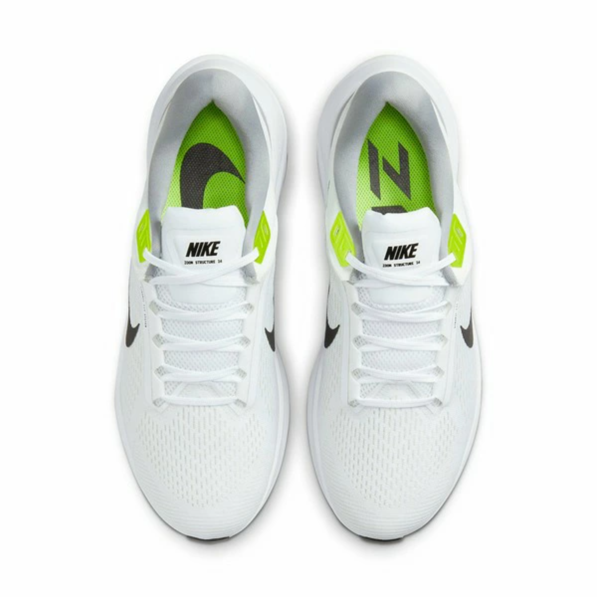 Nike Air Zoom Structure 24 (White/Black-Pure Platinum)