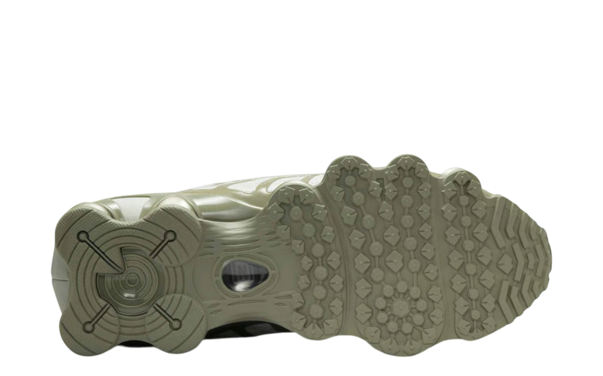Womens Nike Shox TL (Light Silver/White-Light Army)