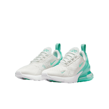 Womens Nike Air Max 270 (White Emerald Rise)