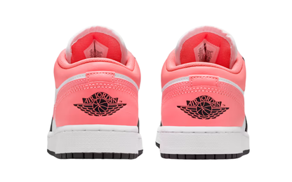 Air Jordan 1 Low GS (Black/Pink Gaze-White)