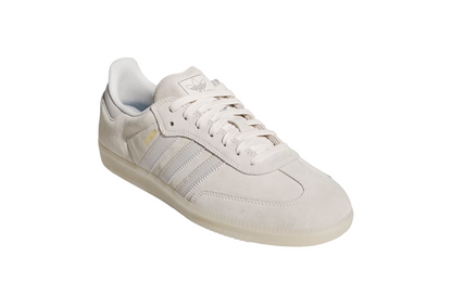 Adidas Samba ADV shoes highlighting sleek silhouette, classic Adidas branding, and versatile style.