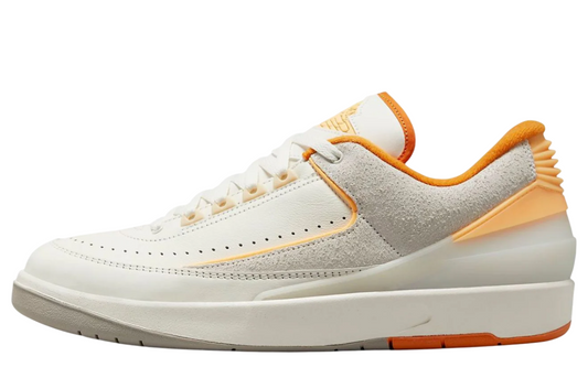Air Jordan 2 Retro Low Craft Melon Tint lifestyle shoes – premium leather low-top design with classic basketball-inspired style.