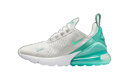 Womens Nike Air Max 270 (White Emerald Rise)