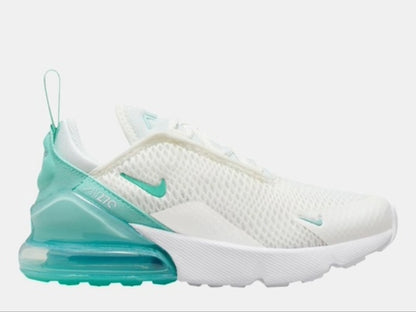 Womens Nike Air Max 270 (White Emerald Rise)