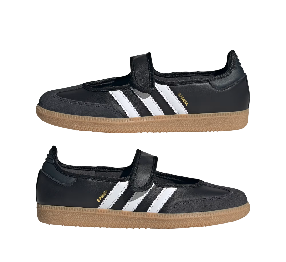 Womens Adidas Samba Jane (White/Carbon/Black)