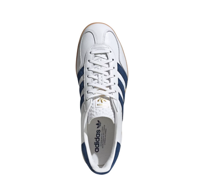 Adidas Gazelle Indoor (Cloud White/Mystery Blue)
