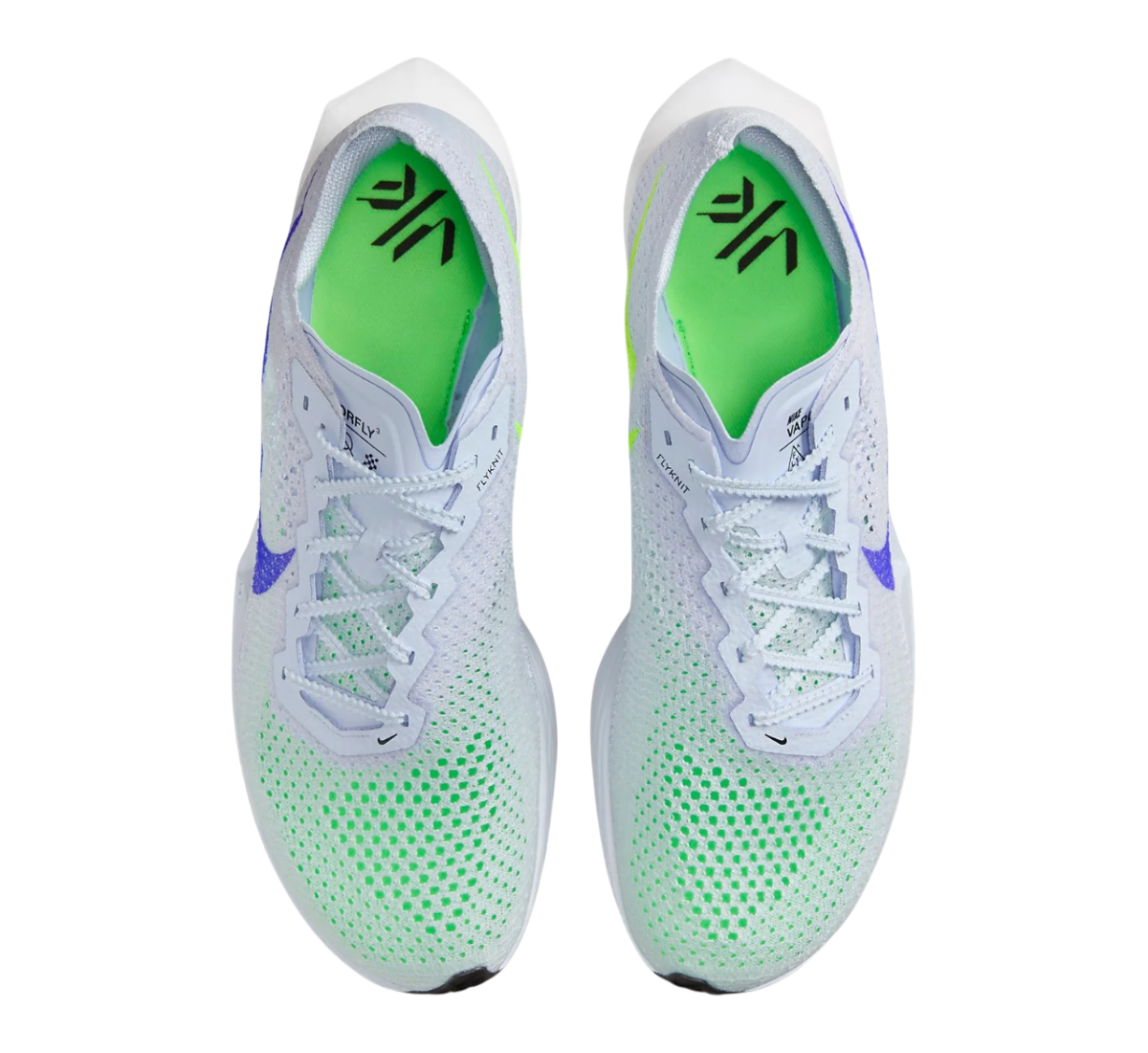 Womens Nike ZoomX Vaporfly NEXT% 3 (Grey/Racer Blue)