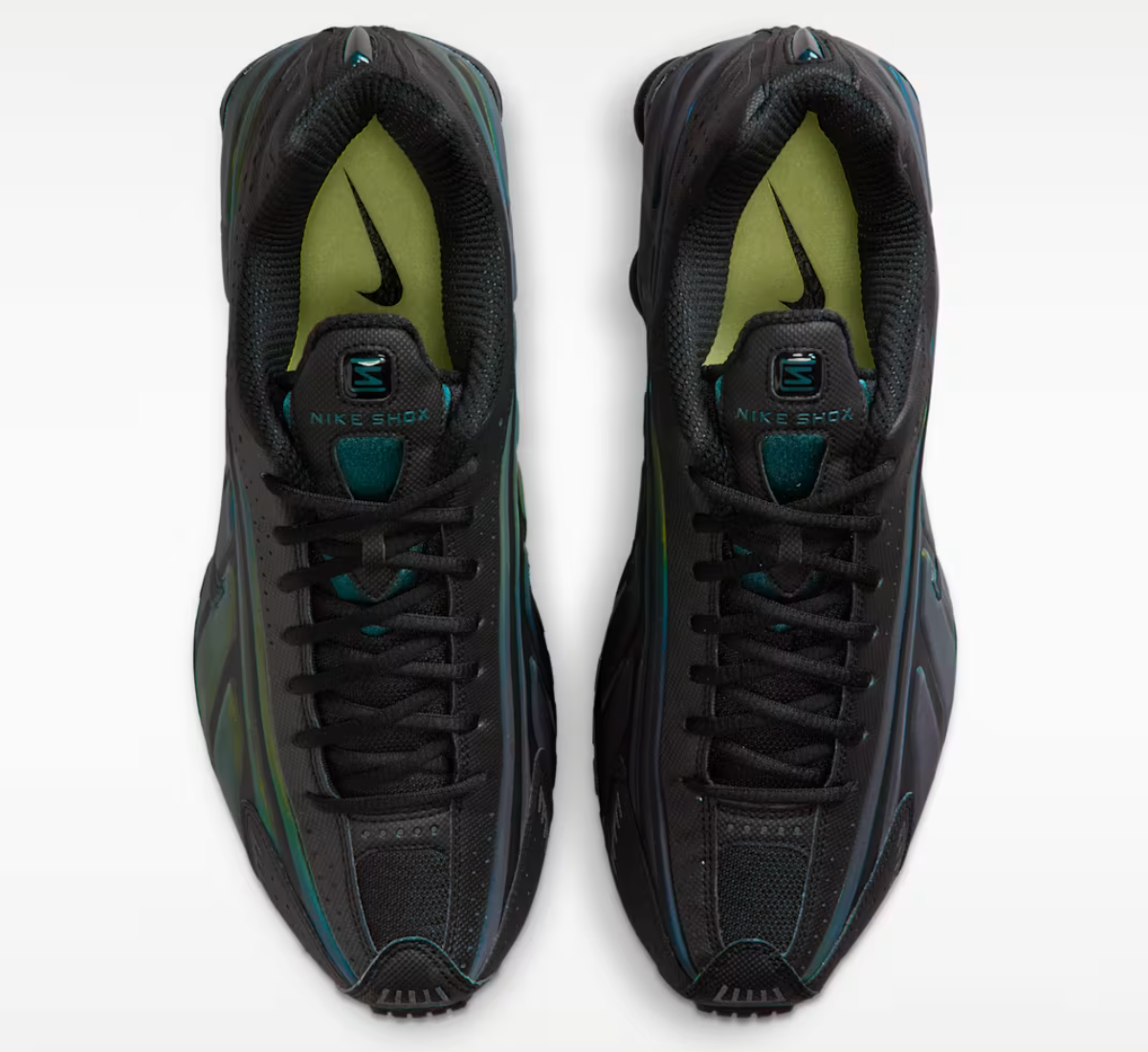 Nike Shox R4 SE (Black/Black-Seaweed)