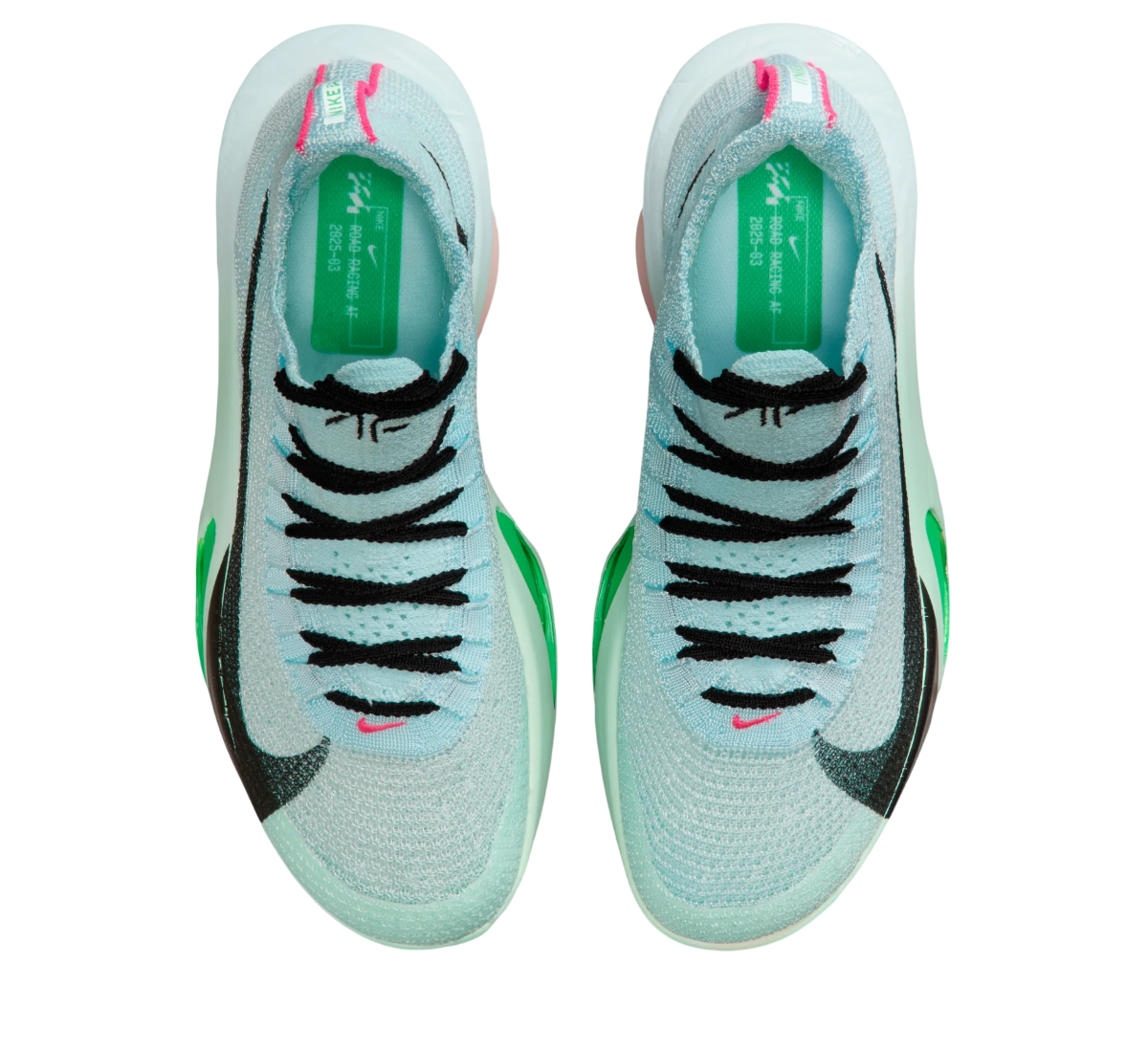 Womens Nike Air Zoom Alphafly NEXT% 3 (Glacier Blue/Black-Mint Foam)