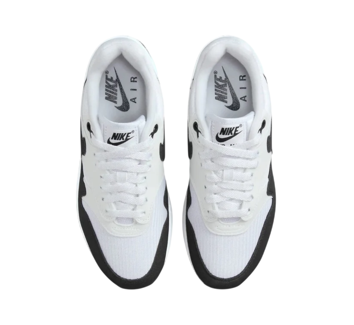Womens Nike Air Max 1 (White/Black)
