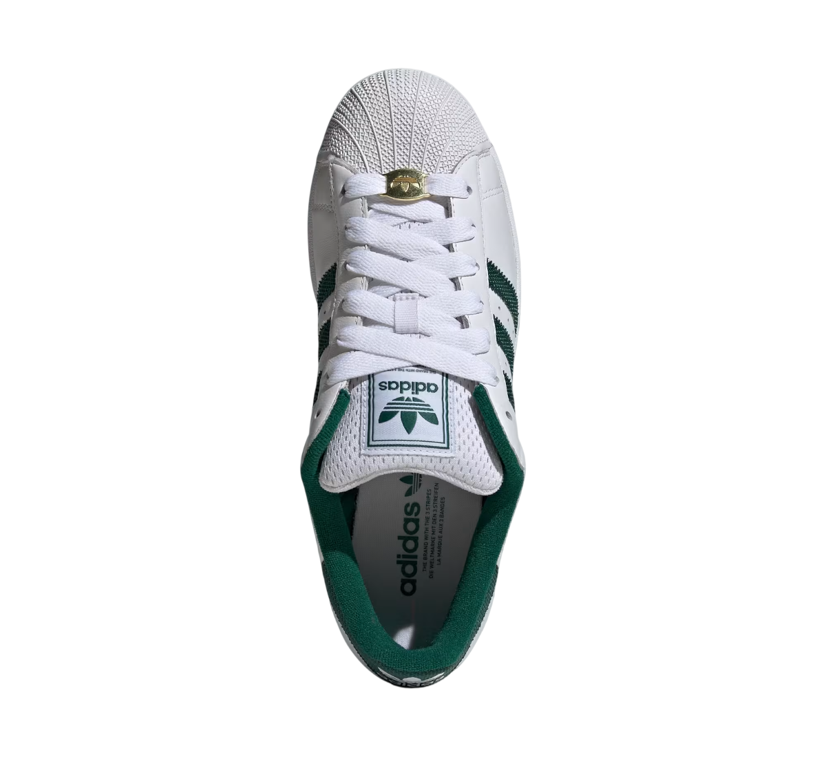Adidas Superstar II (Cloud White/Collegiate Green)