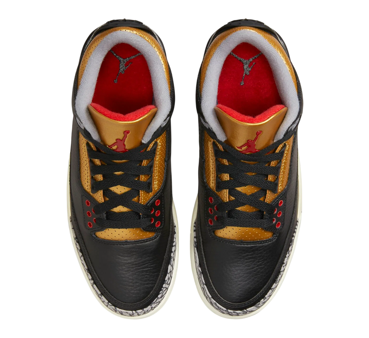 Womens Air Jordan 3 Retro (Black Gold)