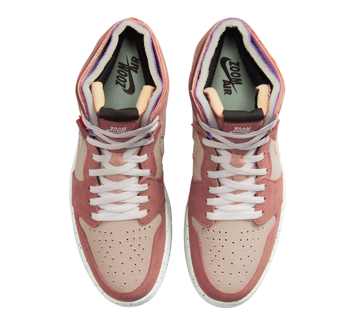 Air Jordan 1 High Zoom Comfort (White/Fossil-Stone)