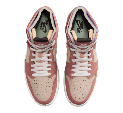 Air Jordan 1 High Zoom Comfort (White/Fossil-Stone)