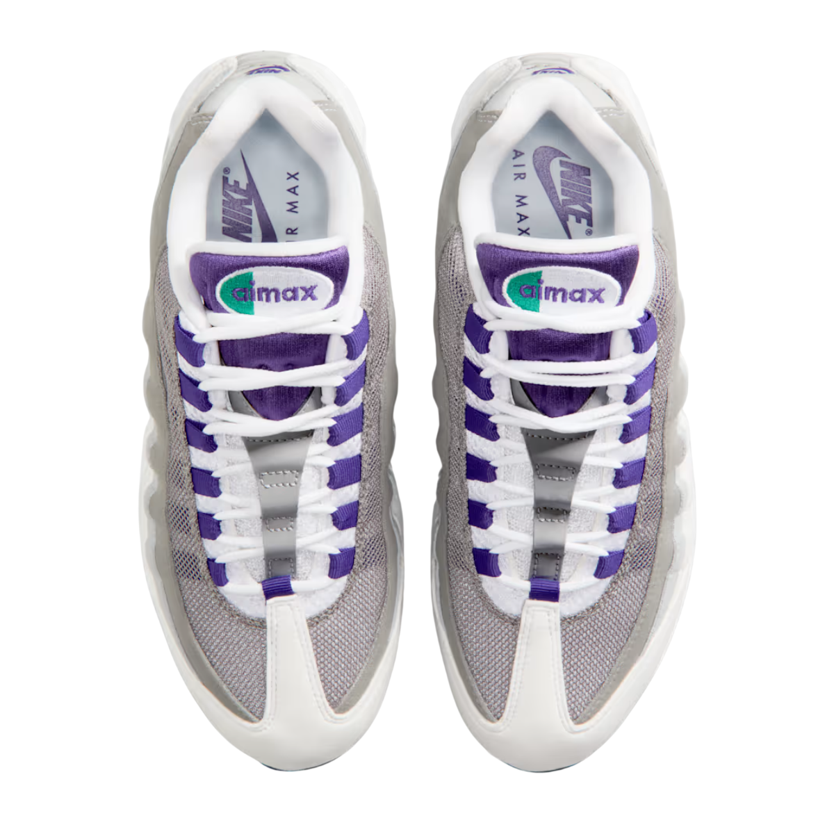 Nike Air Max 95 Big Bubble (White/Court Purple)