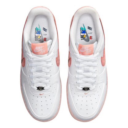 Womens Nike Air Force 1 LV8 (White/Bleached Coral)