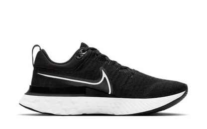 Womens Nike React Infinity Run Flyknit 2 (Black/White)