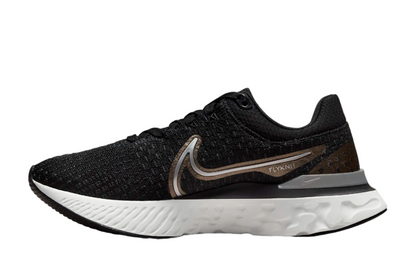 Womens Nike React Infinity Run FK 3 (Black/Metallic Copper)