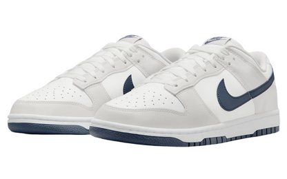 Nike Dunk Low Retro (Light Grey/Midnight Navy)