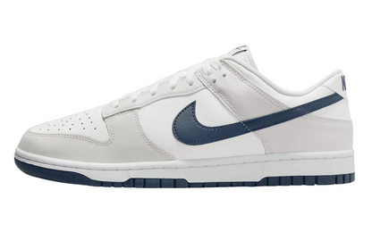 Nike Dunk Low Retro (Light Grey/Midnight Navy)