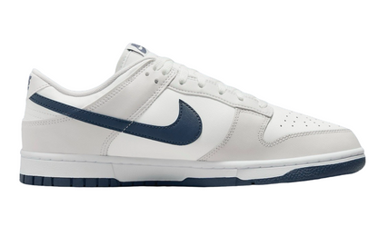 Nike Dunk Low Retro (Light Grey/Midnight Navy)