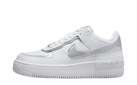 Nike Air Force 1 Shadow (White/Silver)