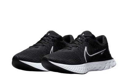 Nike React Infinity Run Flyknit 3 (Black/White)