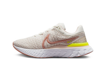 Womens Nike React Infinity Run Flyknit 3 (Sail/Light Madder Root)