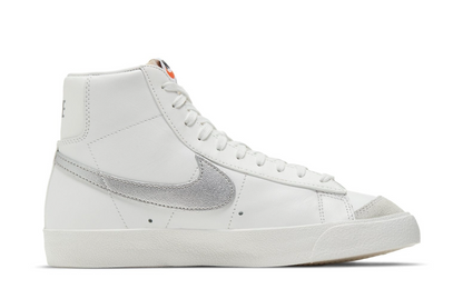 Womens Nike Blazer Mid '77 (White/Silver)