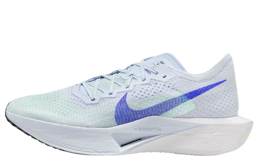 Womens Nike ZoomX Vaporfly NEXT% 3 (Grey/Racer Blue)