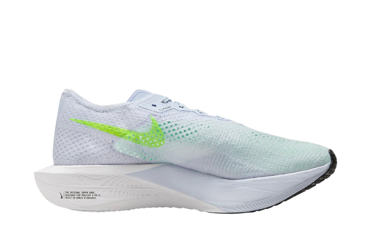 Womens Nike ZoomX Vaporfly NEXT% 3 (Grey/Racer Blue)