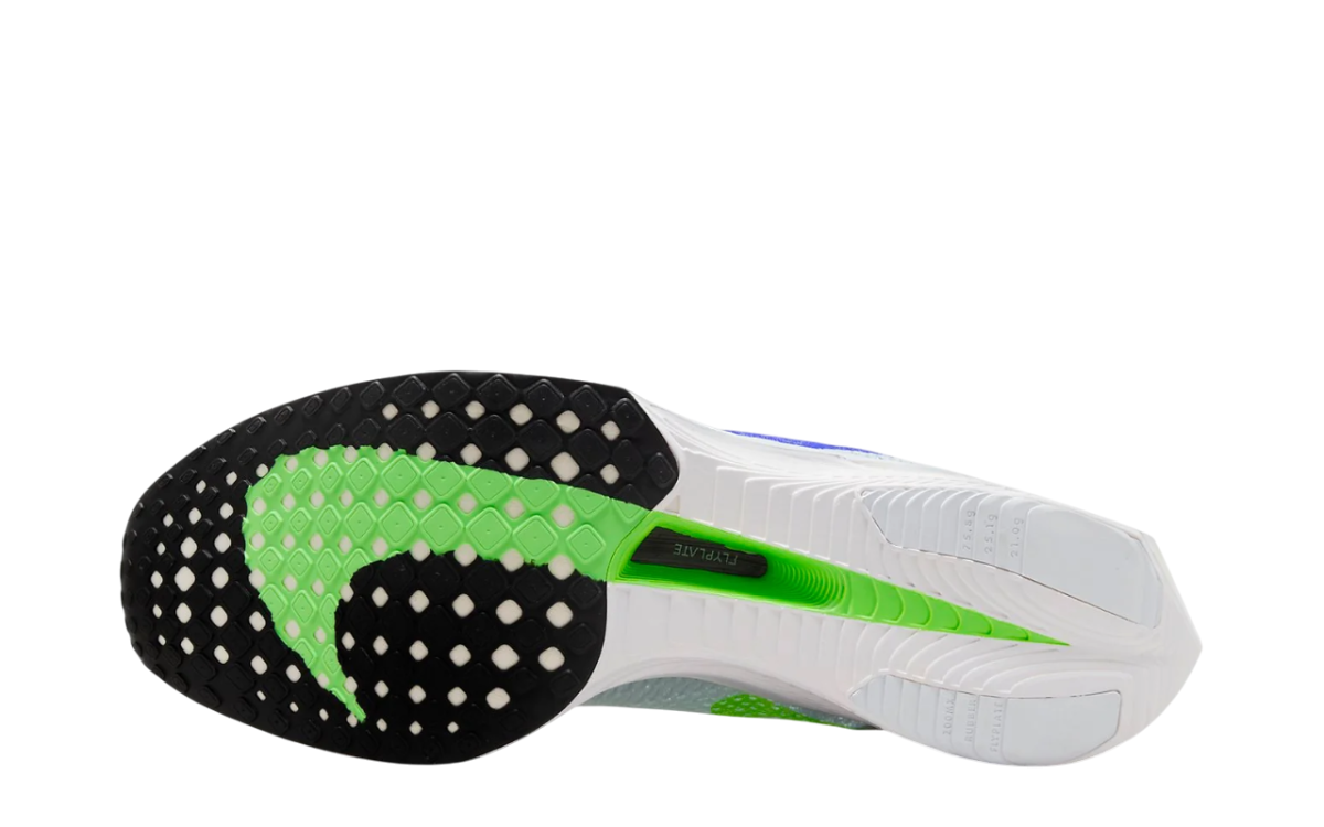 Womens Nike ZoomX Vaporfly NEXT% 3 (Grey/Racer Blue)