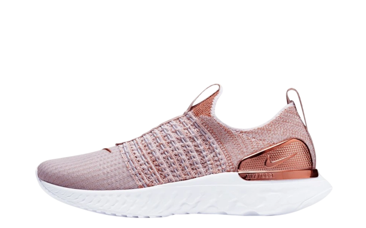 Womens Nike React Phantom Flyknit 2 Premium (Pink)