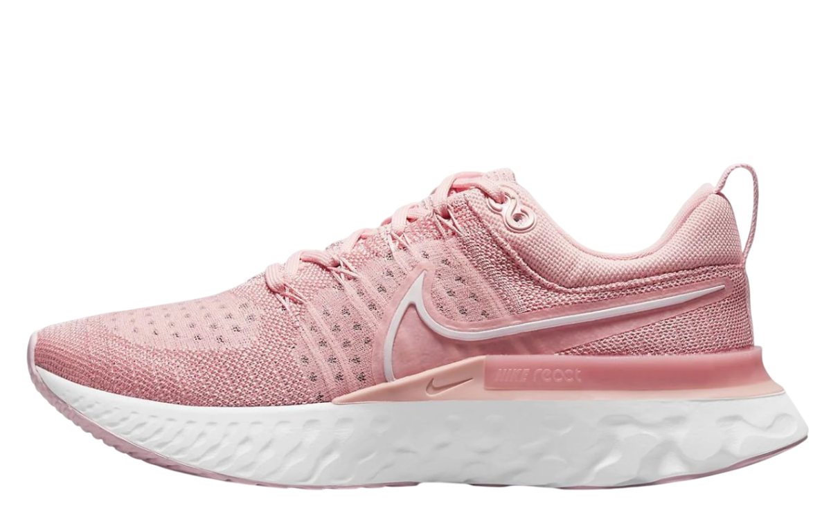 Womens Nike React Infinity Run Flyknit 2 (Pink)