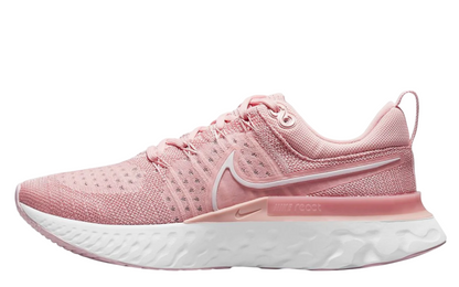Womens Nike React Infinity Run Flyknit 2 (Pink)