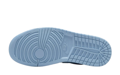 Womens Air Jordan 1 Low (White/Aluminum)