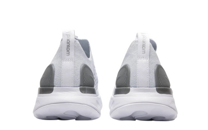 Womens Nike React Phantom Run Flyknit 2 (True White/Metallic Silver)
