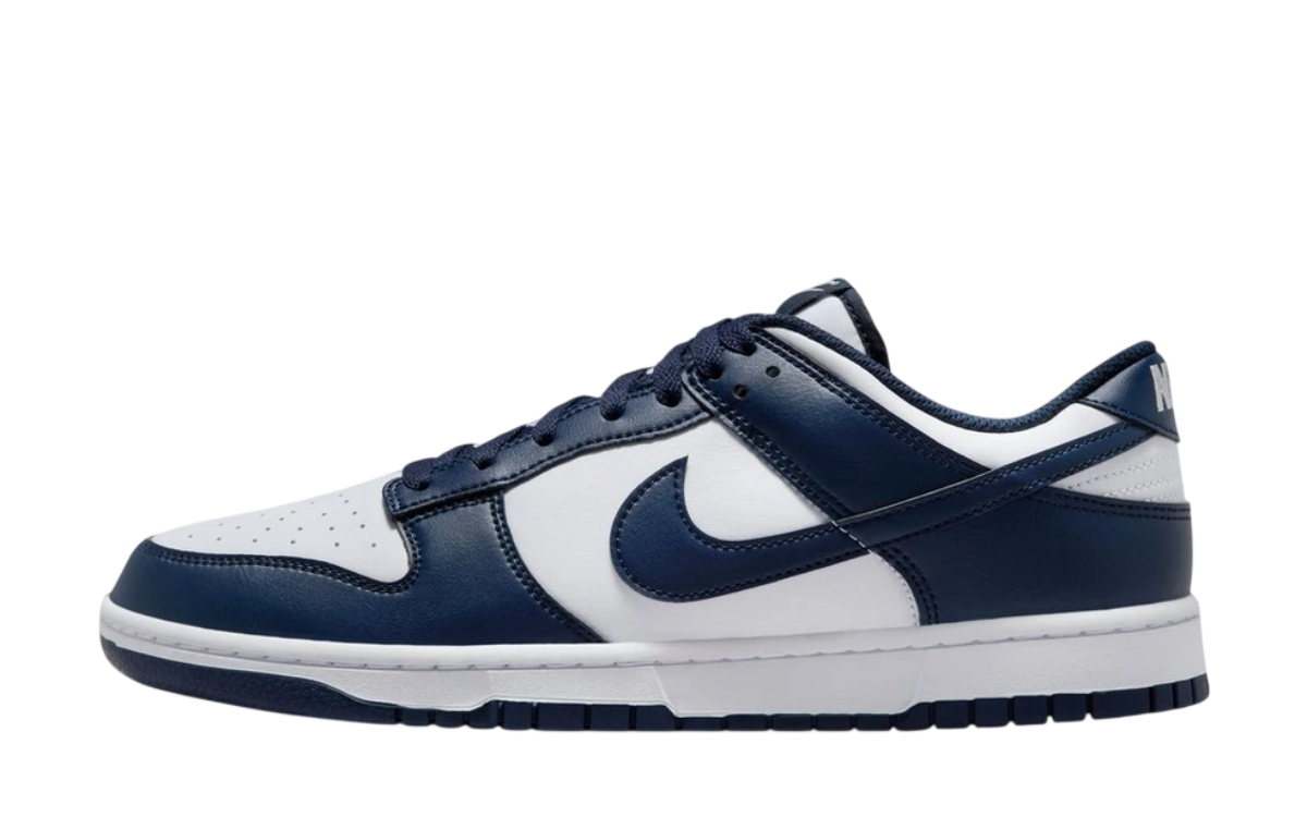 Nike Dunk Low Retro (White/Midnight Navy)