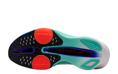 Womens Nike Air Zoom Alphafly Next% 3 (White/Hyper Turquoise)