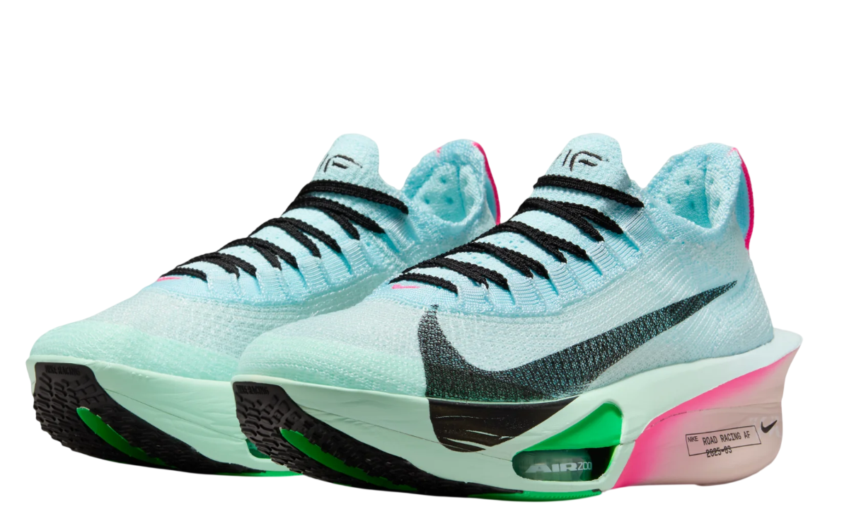 Womens Nike Air Zoom Alphafly NEXT% 3 (Glacier Blue/Black-Mint Foam)