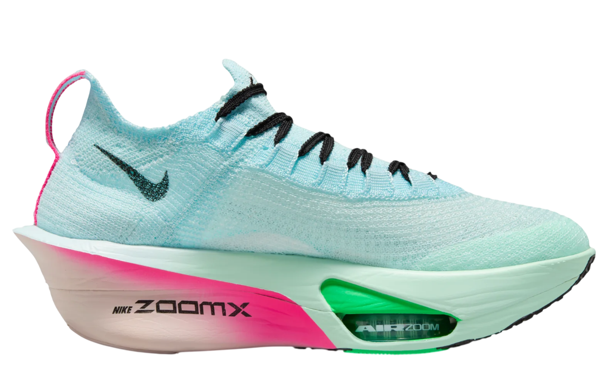 Womens Nike Air Zoom Alphafly NEXT% 3 (Glacier Blue/Black-Mint Foam)