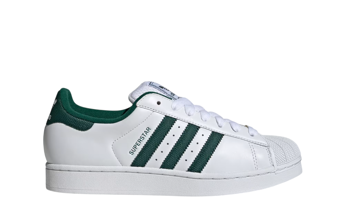 Adidas Superstar II (Cloud White/Collegiate Green)