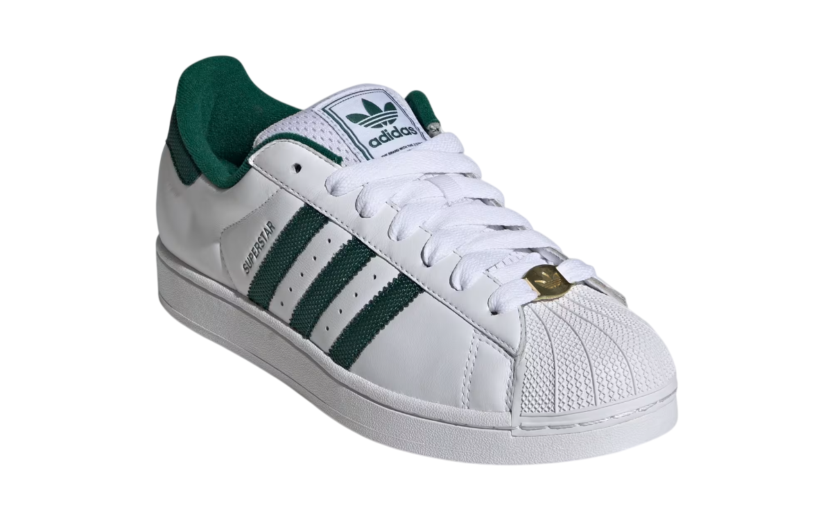 Adidas Superstar II (Cloud White/Collegiate Green)