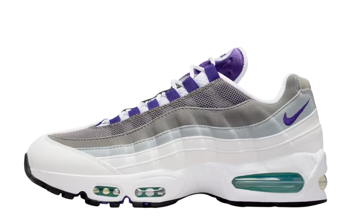 Nike Air Max 95 Big Bubble (White/Court Purple)