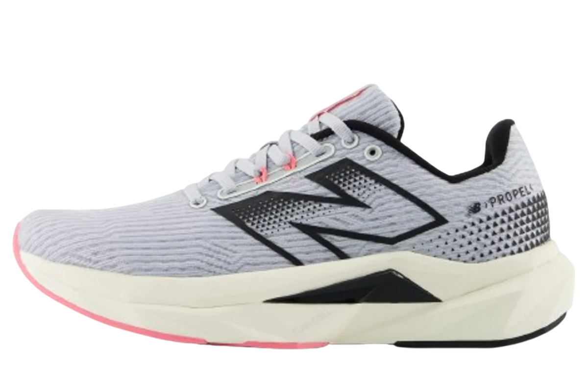 Womens New Balance FuelCell Propel v5 (Granite/ Navy)