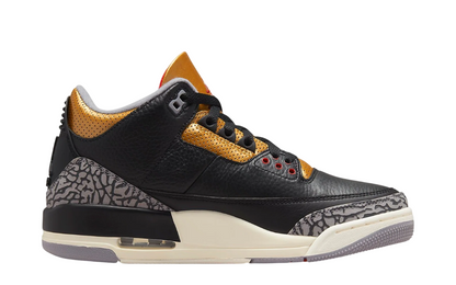 Womens Air Jordan 3 Retro (Black Gold)