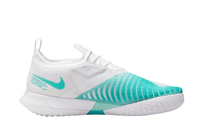 Womens Nike React Vapor NXT Hardcourt (White/Teal)