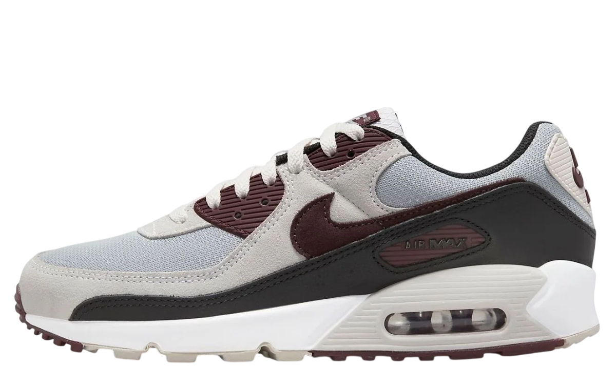 Nike Air Max 90 (Wolf Grey/Burgundy Crush)