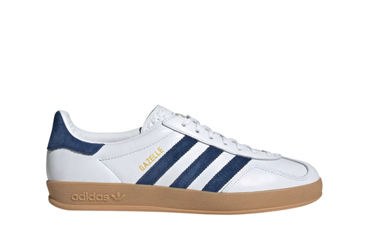 Adidas Gazelle Indoor (Cloud White/Mystery Blue)